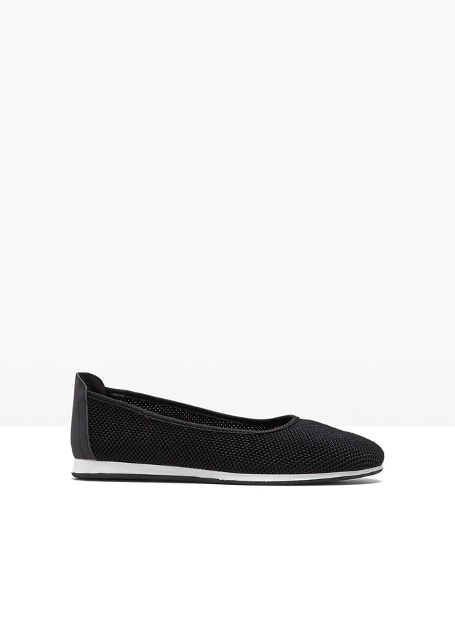 Ballerines confortables, Couleur: noir