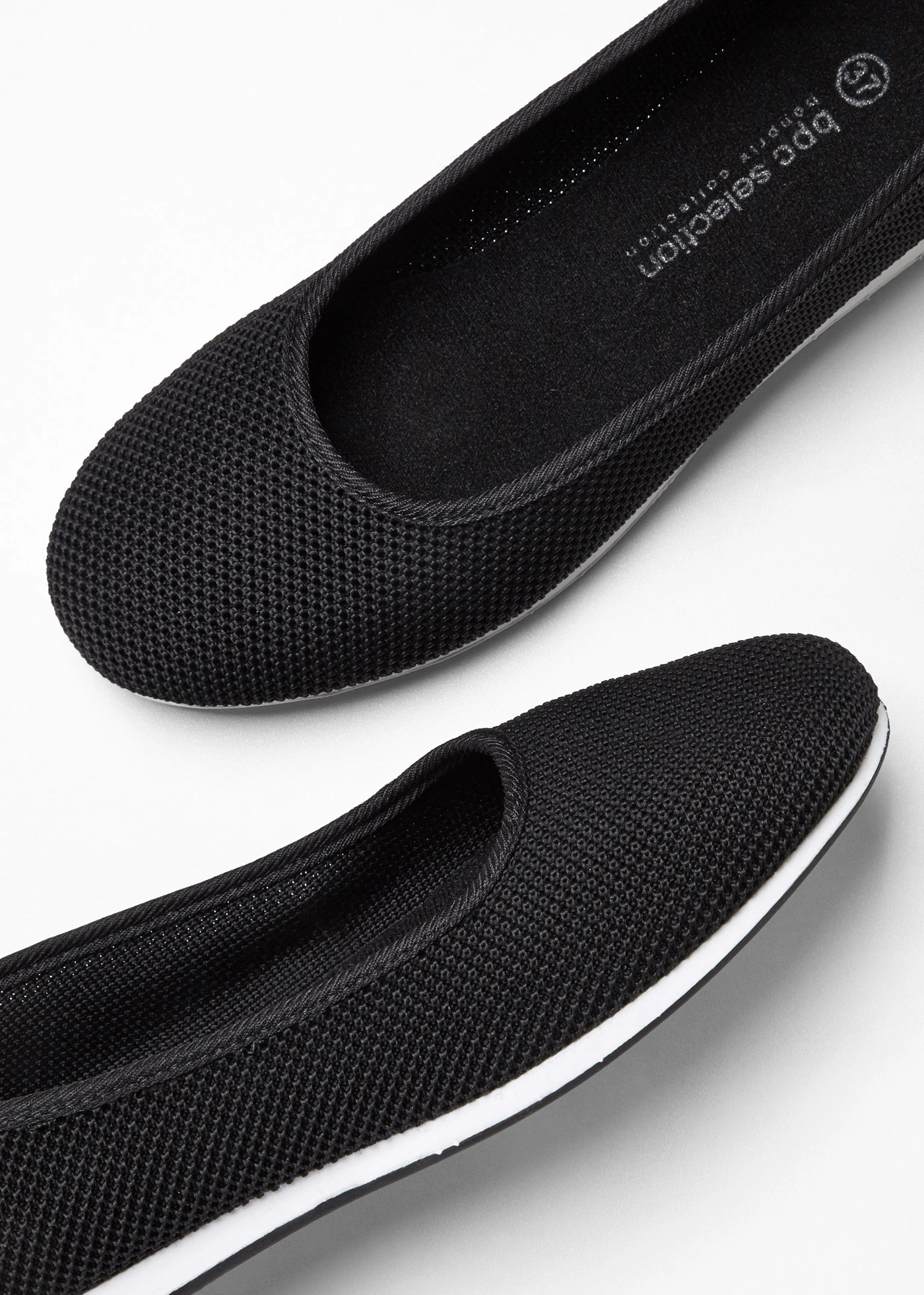 Komfortné baleríny Stretch Fit • čierna • obchod bonprix