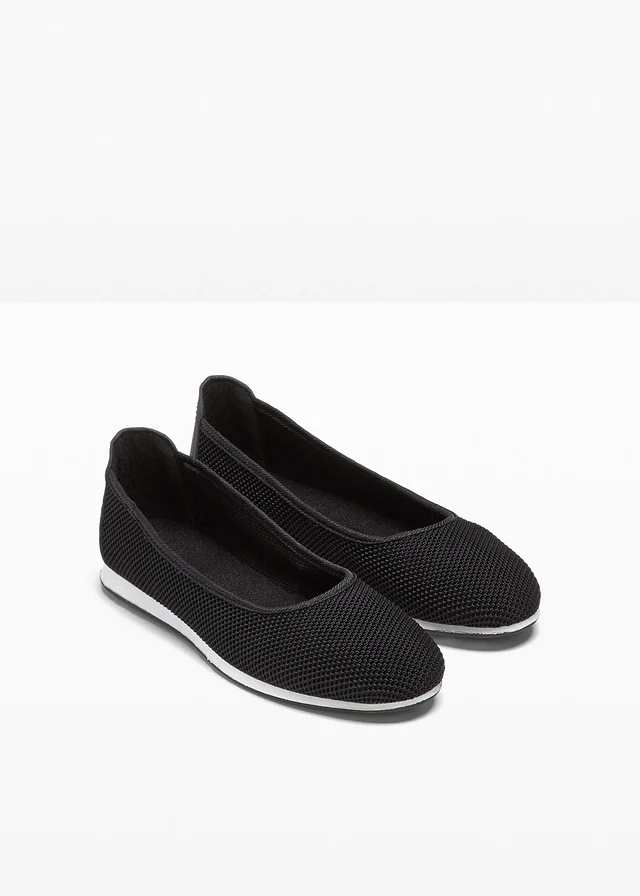 Ballerines confortables, Couleur: noir