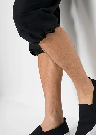 3/4 microvezel broek, regular fit • zwart • bonprix online shop