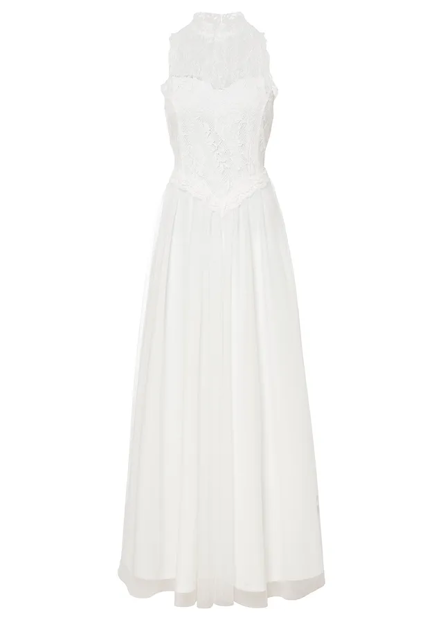 Rochie de mireasă din tul și dantelă