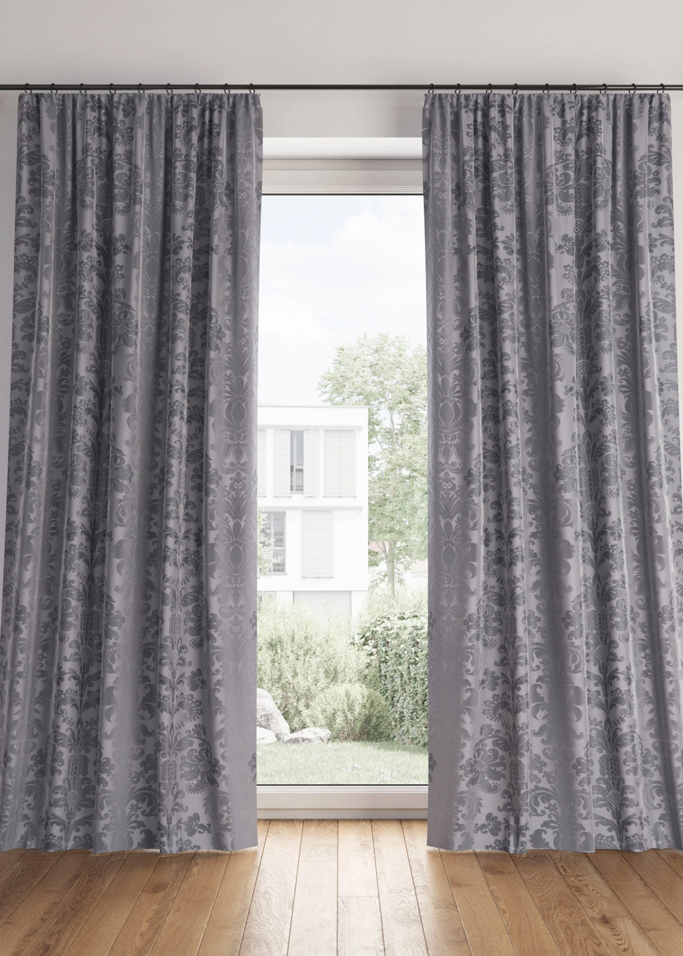 Rideau obscurcissant (1 pce), nombreuses tailles • gris/argenté • Boutique bonprix