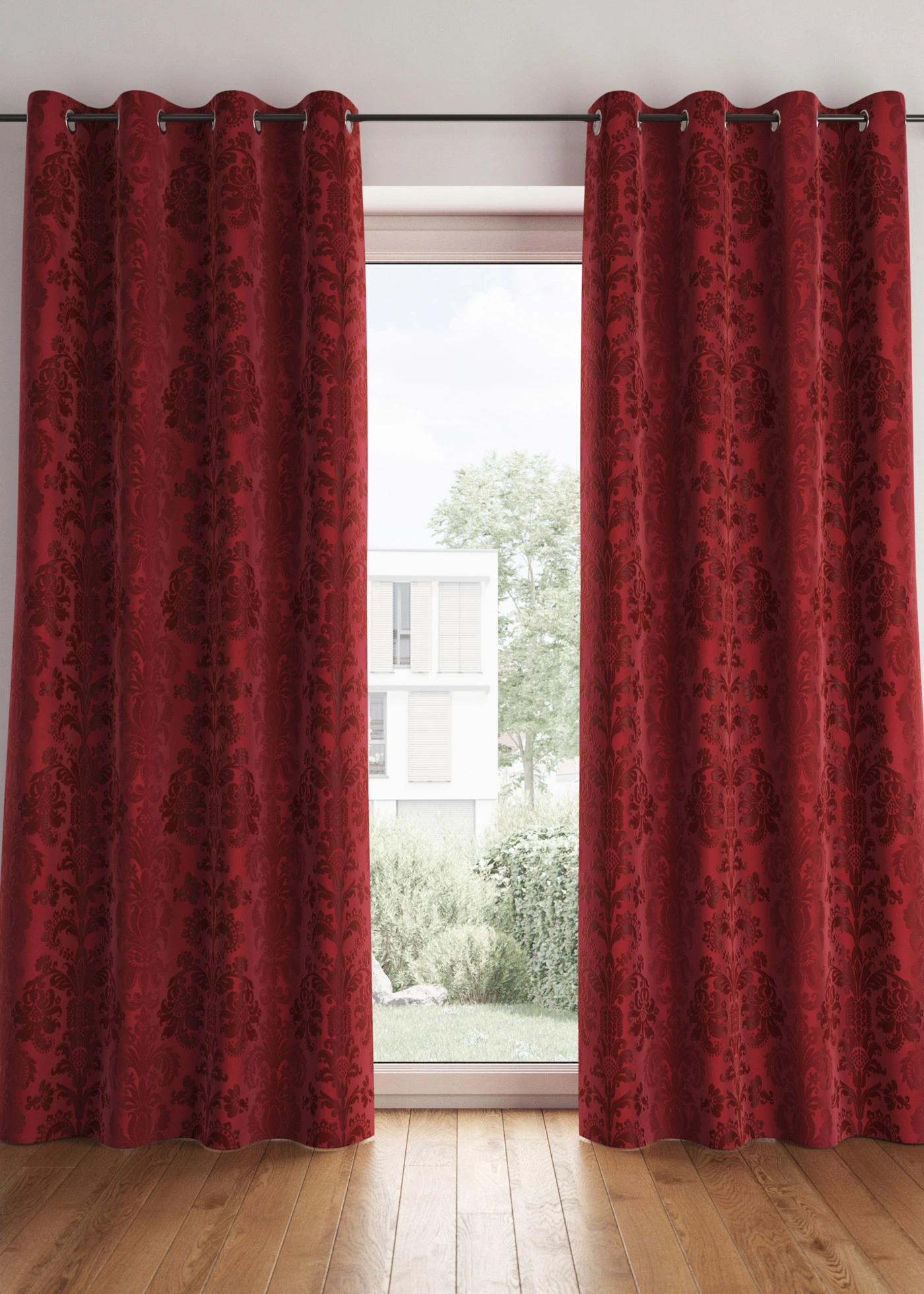 Verduisterend gordijn,in vele maten (1 stuk) • bordeaux • bonprix online shop