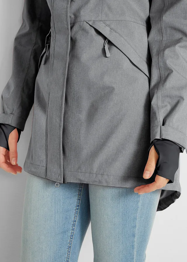 Outdoor parka, waterdicht • leisteengrijs gemêleerd • product-page.page-title-suffix
