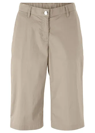 Lange bermuda met elastische taille