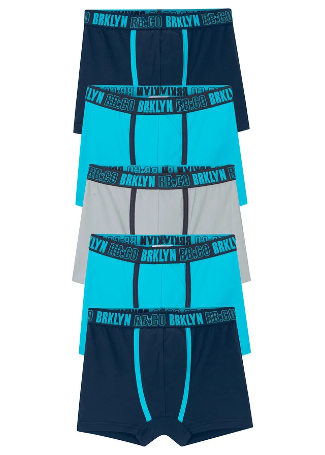 Chiloți boxer cu bumbac moale (set/5 buc.)