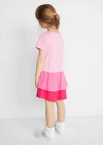 Robe en jersey et robe de poupée (ens. 2 pces) 100% coton, Couleur: rose fuchsia
