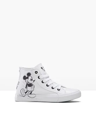Vysoké tenisky Mickey Mouse, Disney, z bavlneného plátna