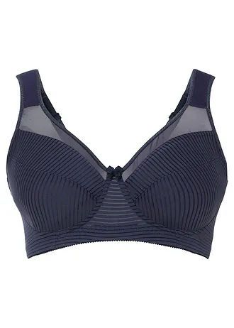 Minimizer bh zonder beugels met gewatteerde bandjes, Kleur: donkerblauw