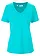 T-shirt 100% coton, Couleur: bleu lagon
