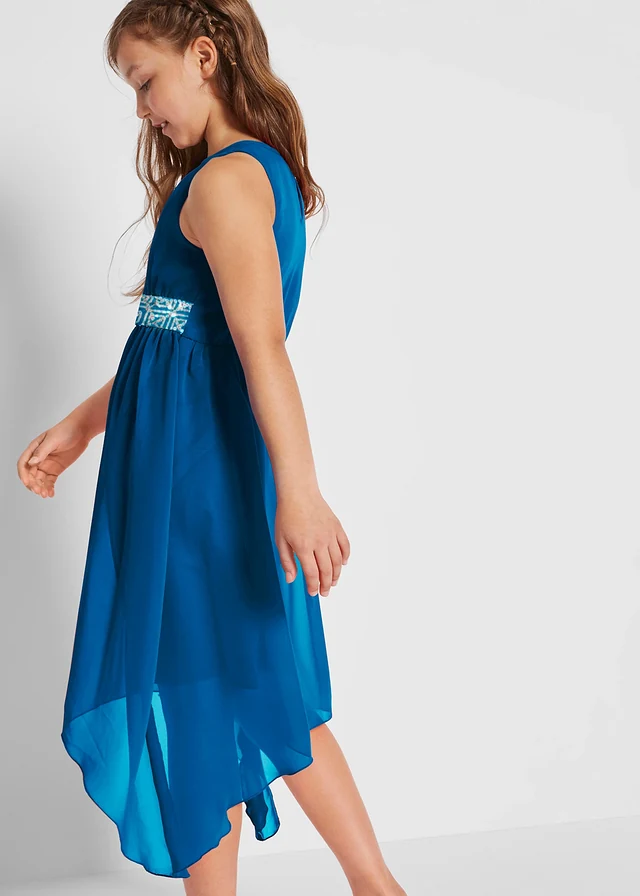 Robe en crêpe à sequins • bleu atlantique • product-page.page-title-suffix