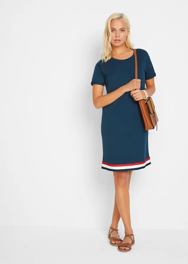 Robe en jersey doux • bleu foncé • product-page.page-title-suffix
