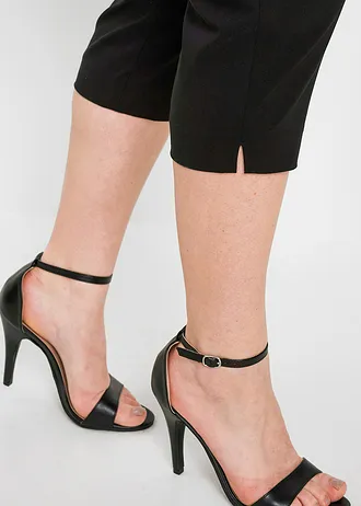 Stretch capri met elastische band • wit plus size • bonprix online shop