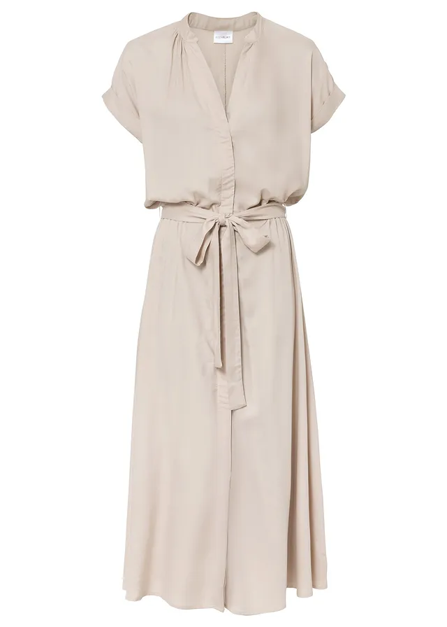 Rochie tip cămașă din viscoză fluidă