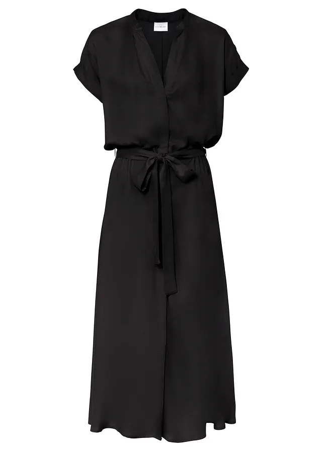 Rochie tip cămașă din viscoză fluidă