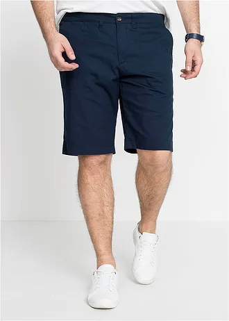 Chino bermuda, regular fit, Kleur: donkerblauw