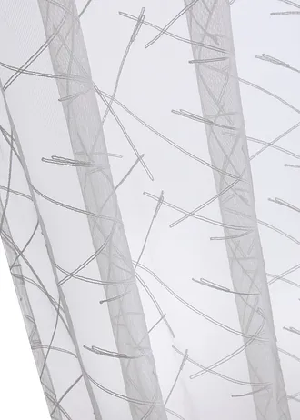 Transparant jacquard gordijn • wit • bonprix online shop