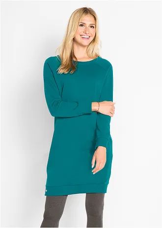 Robe sweat • turquoise cobalt • Boutique bonprix