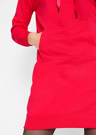 Rochie casual cu bumbac organic • roșu-căpșună • magazin bonprix