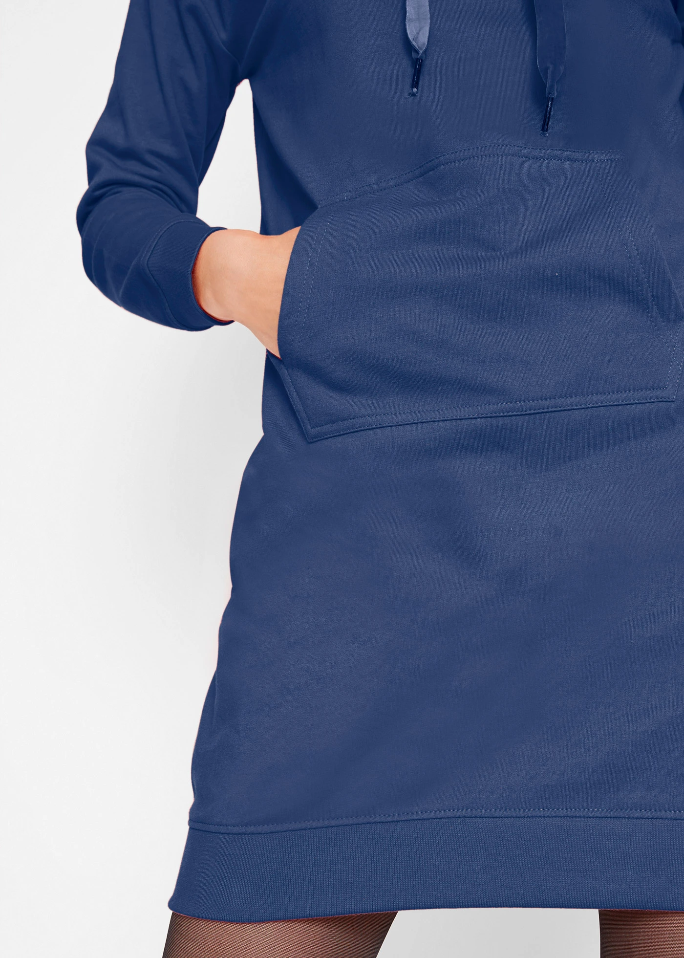 Rochie casual cu bumbac organic • albastru întunecat • magazin bonprix