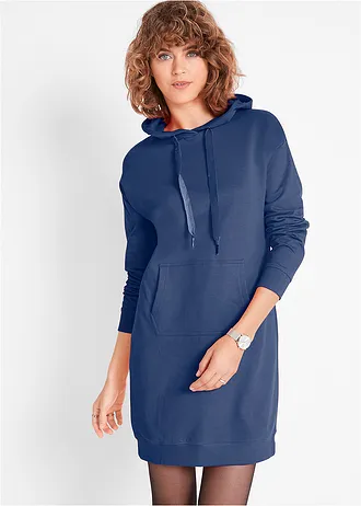 Rochie casual cu bumbac organic • albastru întunecat • magazin bonprix