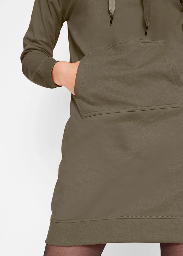Sweatjurk met biologisch katoen • olijfgroen • product-page.page-title-suffix