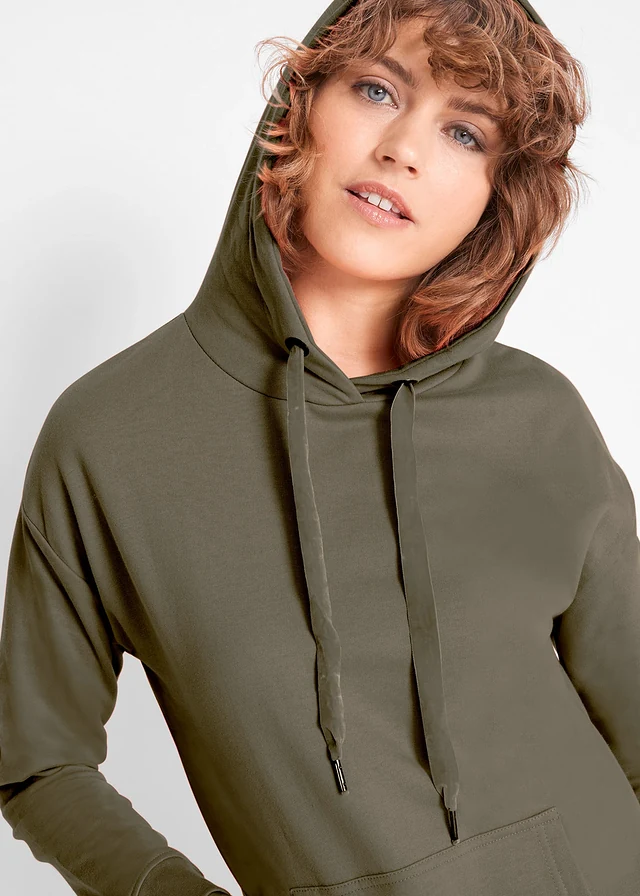 Sweatjurk met biologisch katoen • olijfgroen • product-page.page-title-suffix