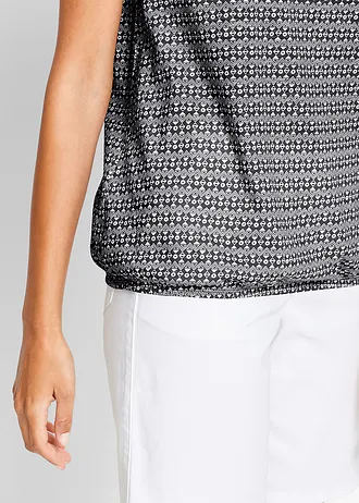 Shirt van katoen • zwart grafische print • bonprix online shop