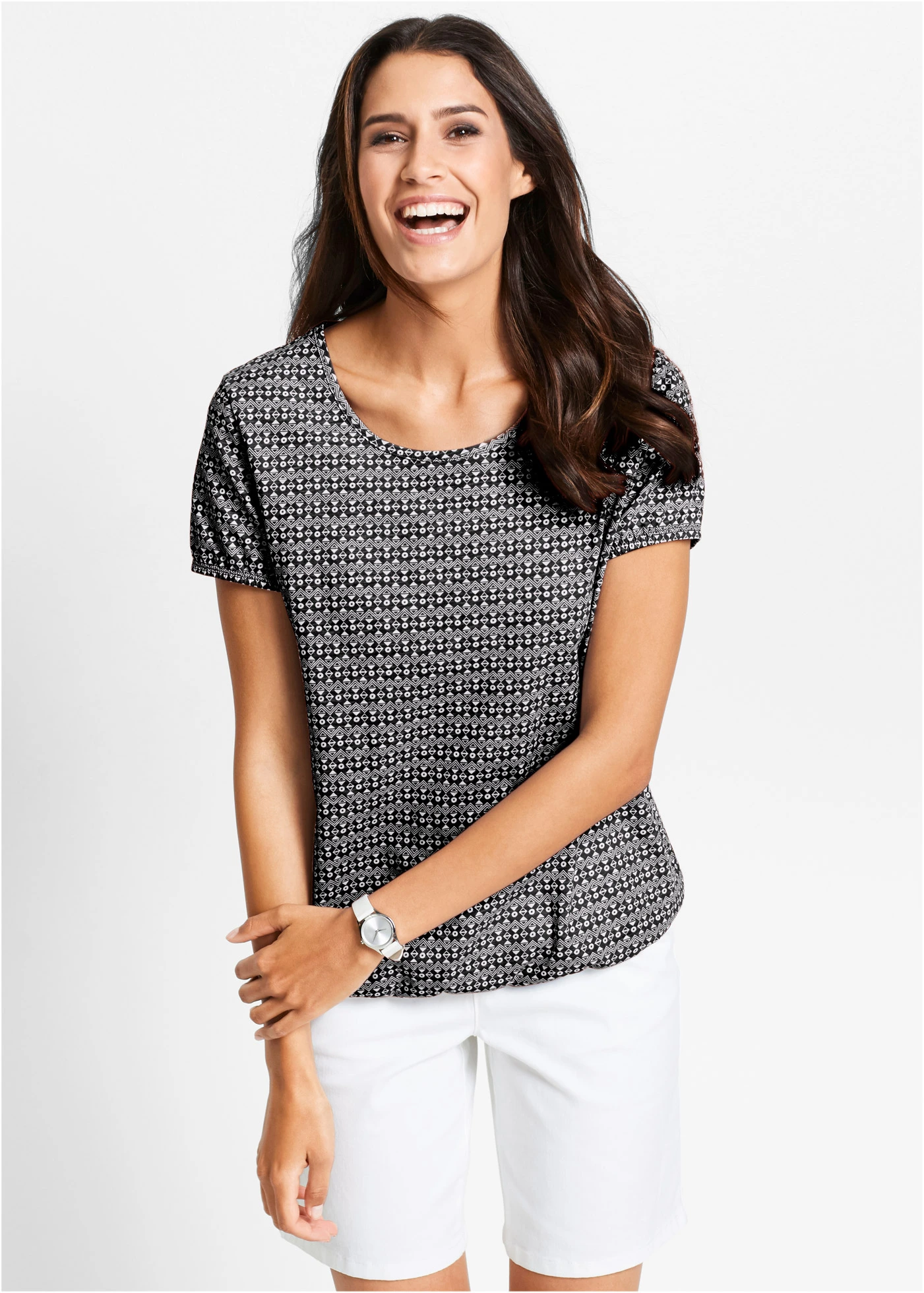 Tričko z čisté bavlny • černá • bonprix obchod