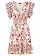 Robe en jersey, Couleur: abricot floral
