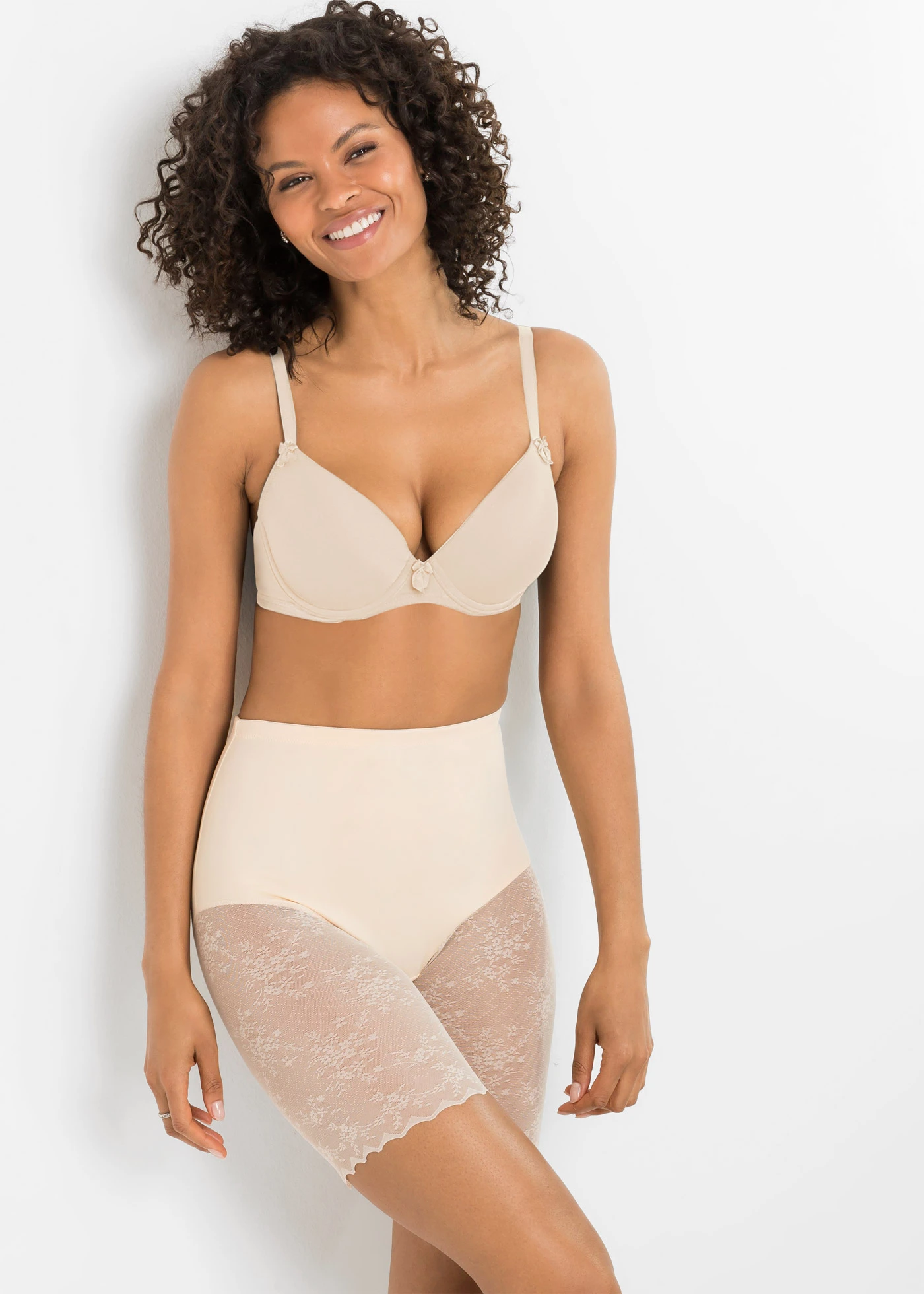 Medium corrigerende broek • poudre • bonprix online shop
