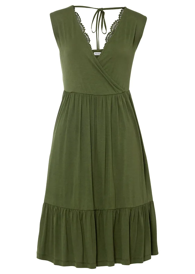 Rochie din jerse din amestec cu viscoză