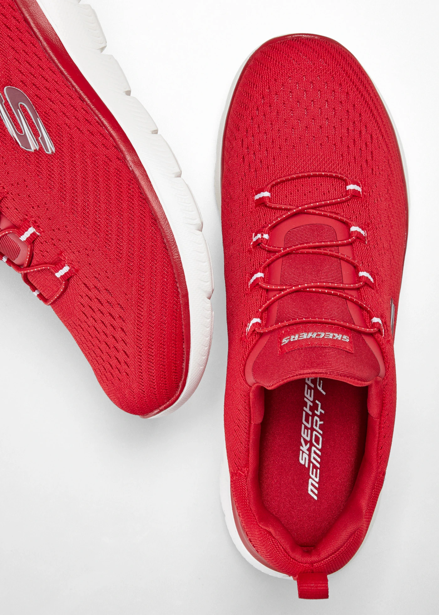 Nízke tenisky od Skechers s pamäťovou penou • červená • obchod bonprix