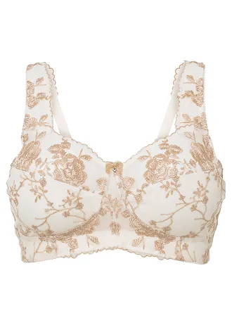 Soutien-gorge grand maintien sans armatures, bretelles rembourrées