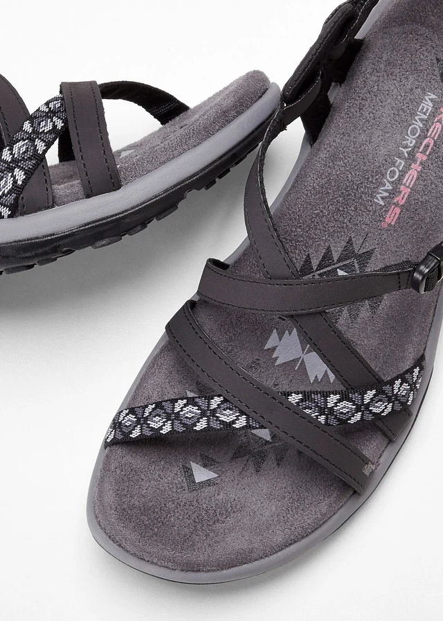 Sandales Skechers, Couleur: noir
