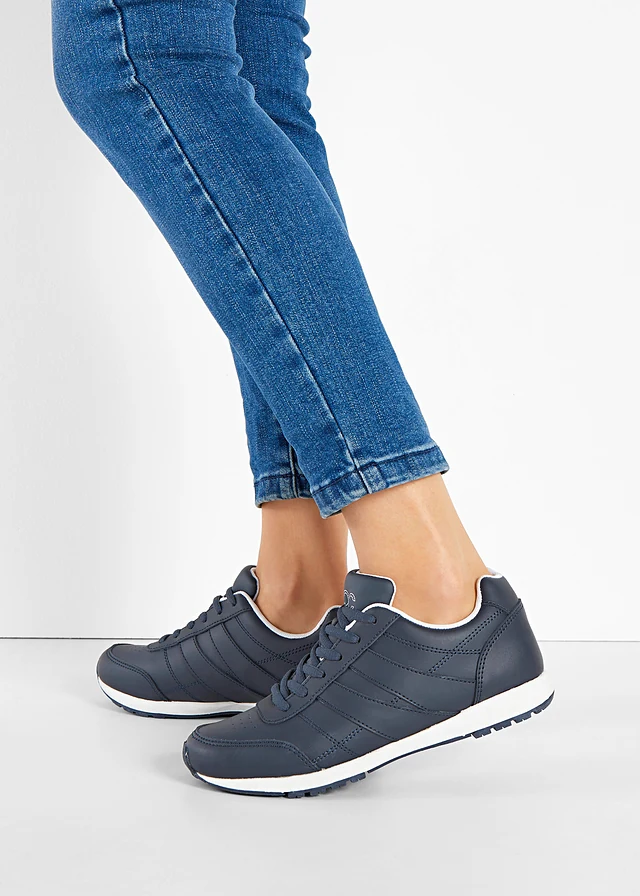 Sneakers van leer • donkerblauw • product-page.page-title-suffix