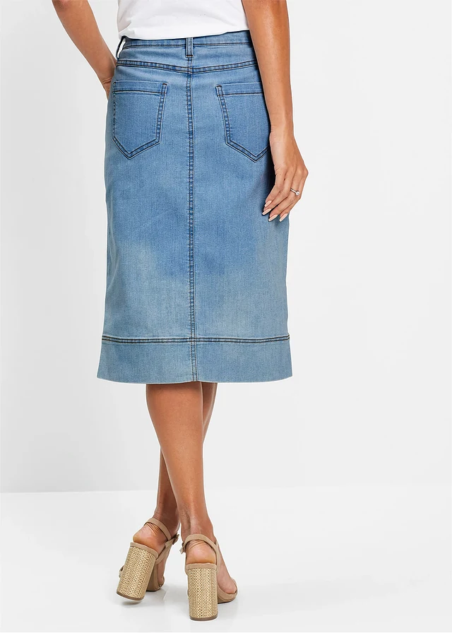 Jupe en jean à boutons • bleu bleached • product-page.page-title-suffix
