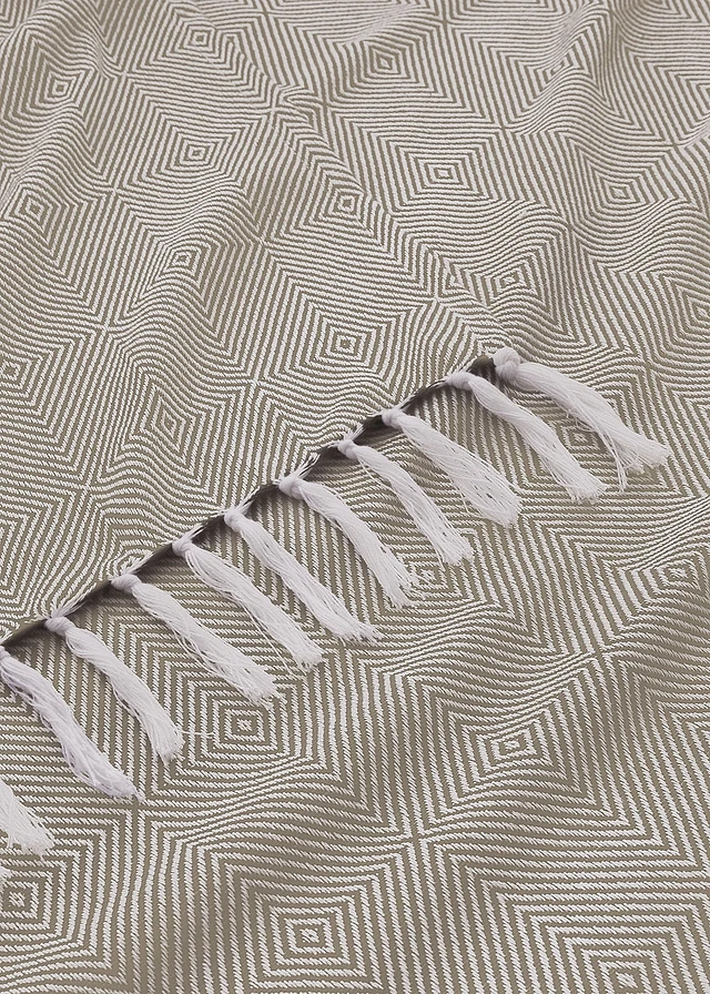 Jeté à franges • crème • product-page.page-title-suffix