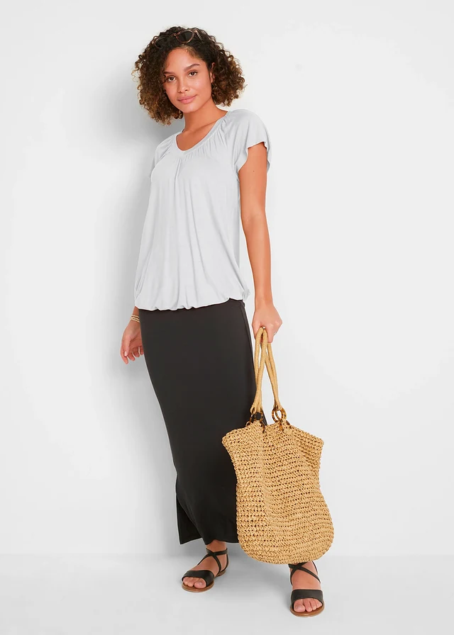T-shirt en viscose extensible • blanc • product-page.page-title-suffix