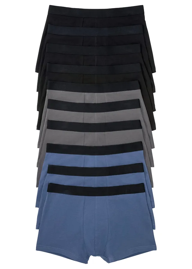 Boxerky, priliehavé, s bavlnou (10 ks v balení)