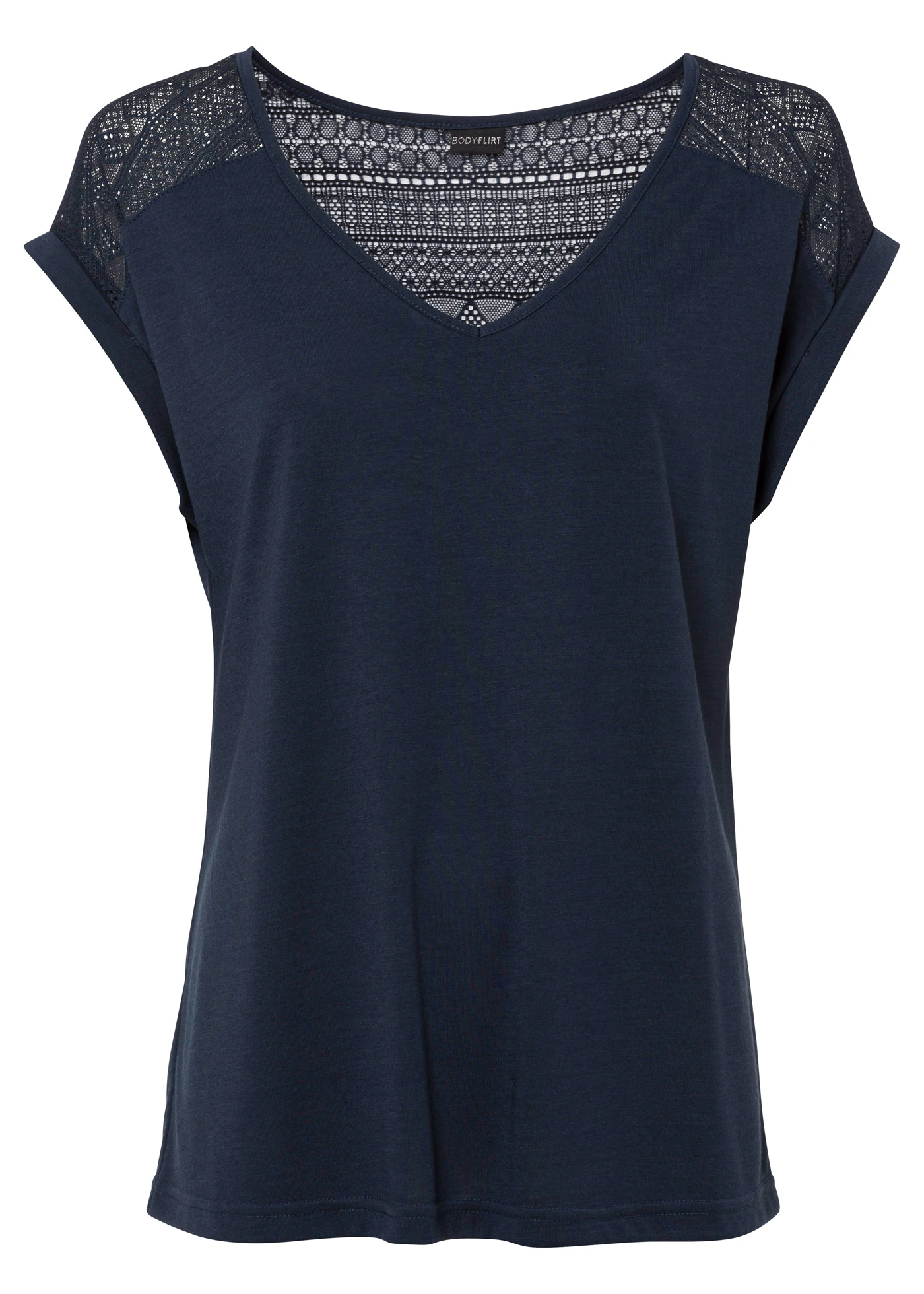 Bluză din amestec moale cu viscoză • bleumarin • magazin bonprix