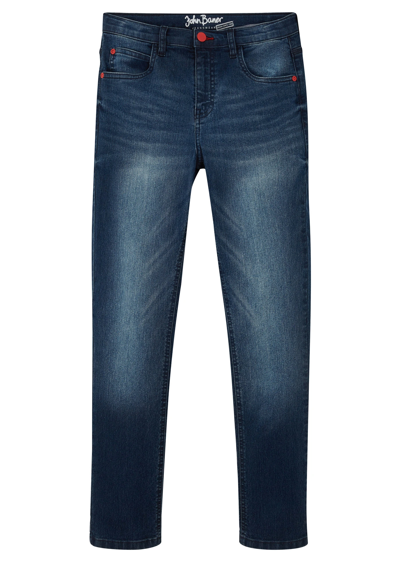 Jeans met coole wassing, slim fit • blue stone • bonprix online shop