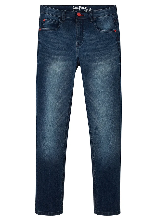 Jean garçon avec délavage cool, Slim Fit • bleu stone • product-page.page-title-suffix