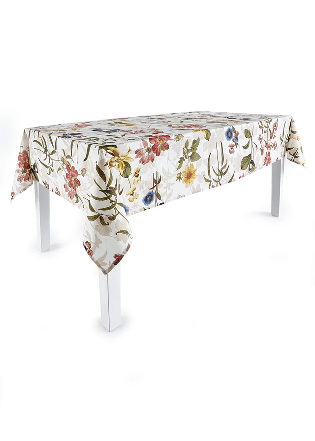 Dessus de lit à motif floral • beige • product-page.page-title-suffix
