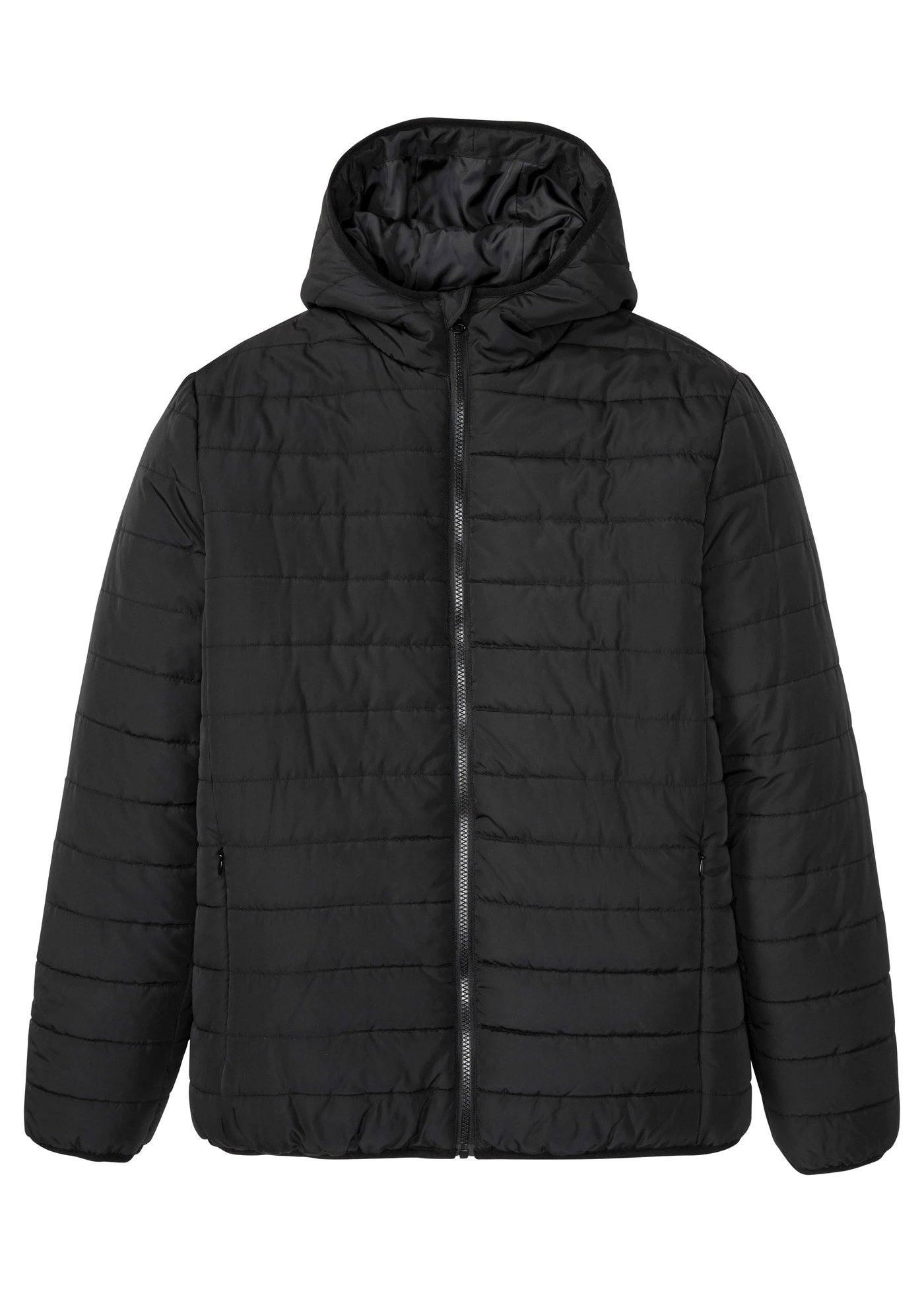 Gewatteerde jas van gerecycled polyester • zwart • bonprix online shop