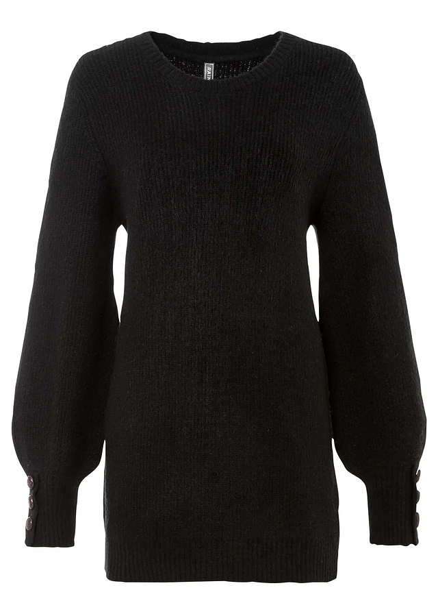 Pull long à boutons