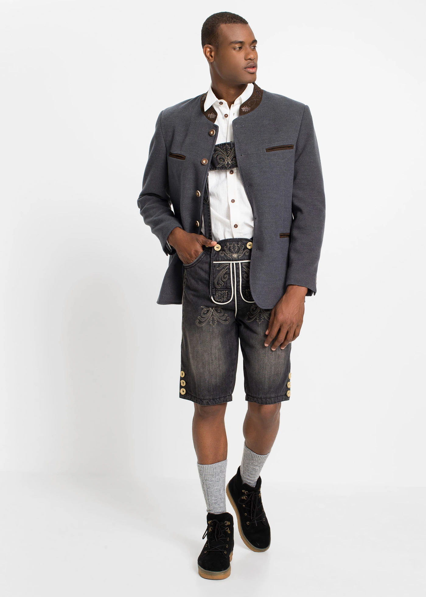 Krojové džínsy, Regular Fit • čierna denim • obchod bonprix