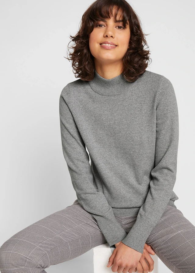 Cienki sweter • szary • sklep bonprix