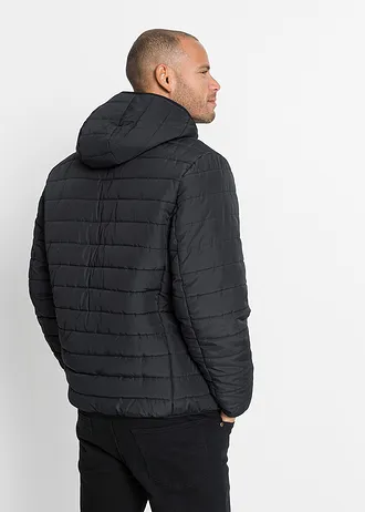 Gewatteerde jas van gerecycled polyester • zwart • bonprix online shop