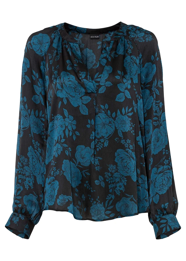 Tunique-blouse en crêpe léger